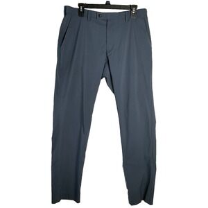 Mens Uniqlo Lightweight Straight Leg Dress Chino Pants Preppy Business Casual 34